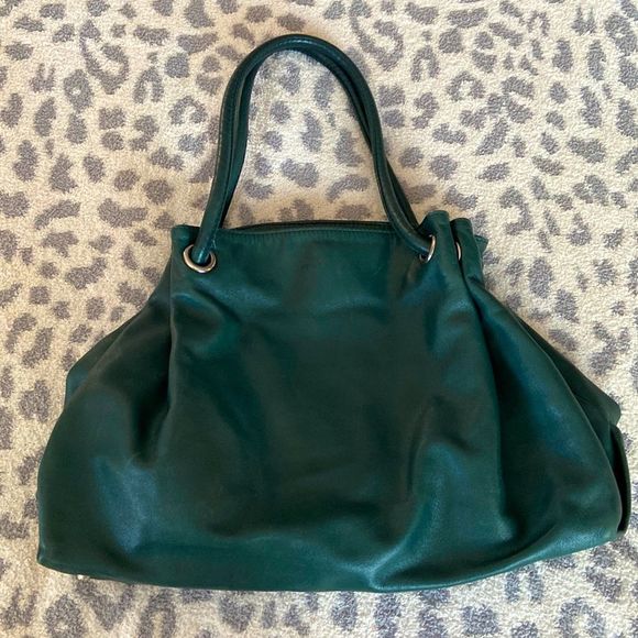 Furla dark green satchel - Picture 1 of 12